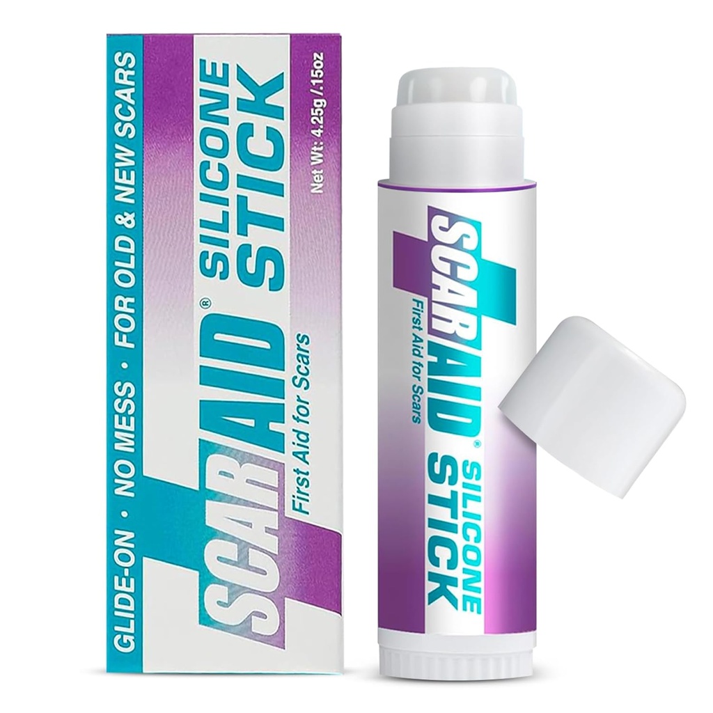 Silicone Scar Gel for Scars After Surgery, C Section Scar & Deep Scar Removal, Silicone Stick, Silicone Scar Gel för Surgical Scars & Keloid Scar Behandling, Silicone Gel för Scars After Surgery, 4.25g