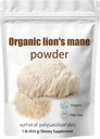 Organic Lion's Mane Mushroom Powder-Lions Mane Mushroom Supplement Extract Powder