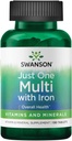 Swanson Century Formel Multivitamin med järn 130 flikar