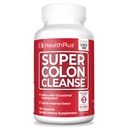 Health Plus Super Colon Cleanse 30 Day Supply of Gentle Gut Cleanse Detox, Psyllium Husk, Probiotika för förstoppningshjälp och Digestive Support, 120 kapslar