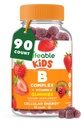 Livlig vitamin B-komplex för barn | med VIT C | Great Tasting B Complex Gummies | Vegan Kids B Complex | Energi och Nerve Support | 90 Gummies
