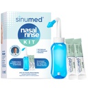 Sinus Rinse, 30PK Nasal Rinse Packets with Saline, Gravity Bottle, Alternative to Neti Pot, Helps with Allergy, Congestion, Cold Symptoms