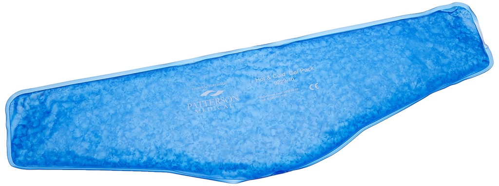 Performa Reusable Hot & Cold Gel Packs, Cervical Pack for Flexible Hot or Cold Compression Therapy, Ice and Microwaveable Heating Pads for Stomach and Menstrual Cramps, 23" x 8", Case of 6