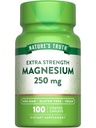 Naturens Truth Magnesium Supplement | 250 mg | 100 Caplets | Vegan, icke-GMO & Gluten Free
