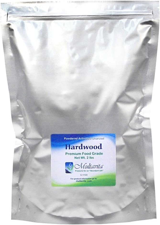 2 lb Hardwood aktiverat kolpulver i Mylar Bag