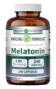 Fantastiska formler Melatonin Supplement | 5 Mg Per Servering | 240 kapslar | Icke-GMO | Gluten Free | Made in USA