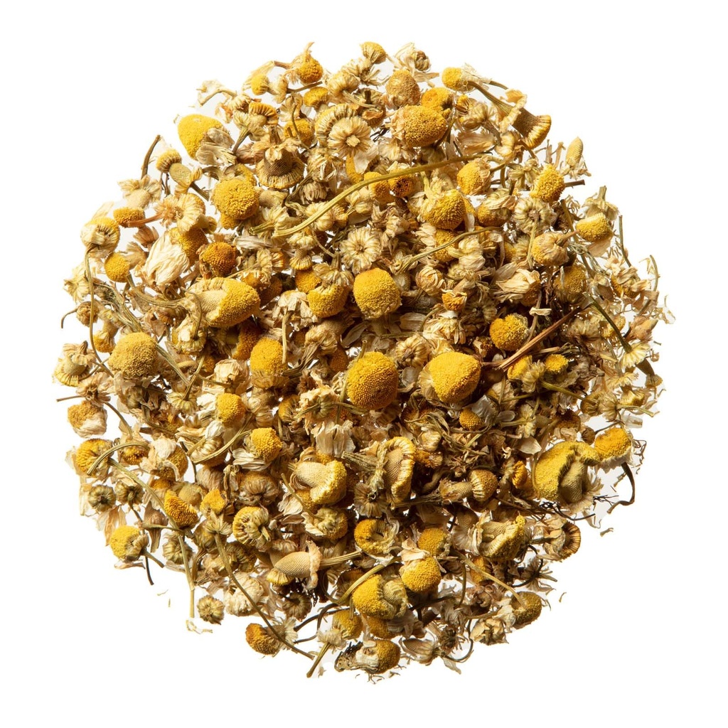 Egyptian Chamomile Flowers Whole, by Herb Co, Matricaria Recutita, from Egypt, Kosher, for Tea, Bath Bags, Tinctures, Sin & Hair Products, Salad Dressings, Soup, Stews & Perfume, 1 lb