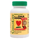 CHILDLIFE ESSENTIALS Pure DHA for Kids - DHA Supplements, DHA EPA Omega 3 Supplement, Children DHA Chewables, Baby DHA, Fish Oil för småbarn, Gluten Free - Natural Berry, 90 Softgels (Pack of 1)