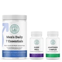 Mäns dagliga 7 Essentials, Sleep Well & Adaptogen Komplex Bundle