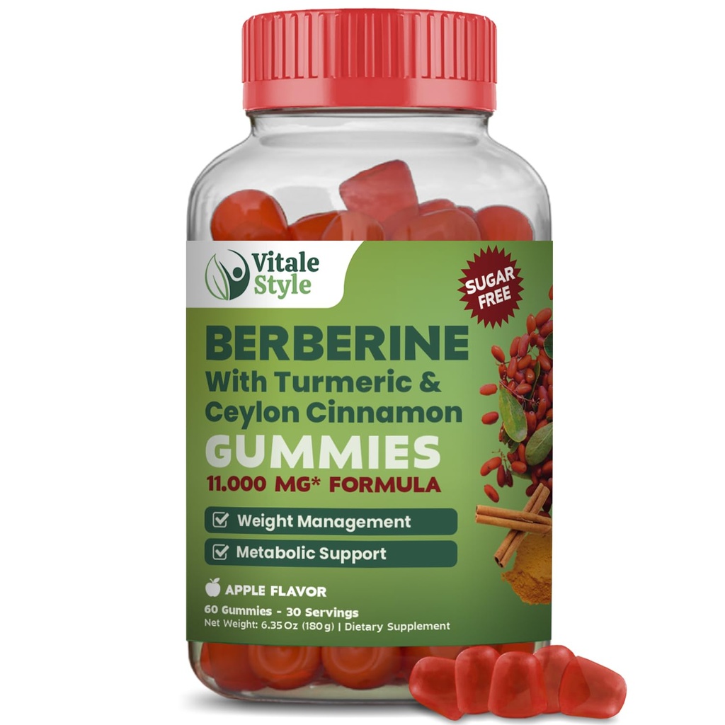 Weight Management Berberine 3000mg Gummies UL Certified