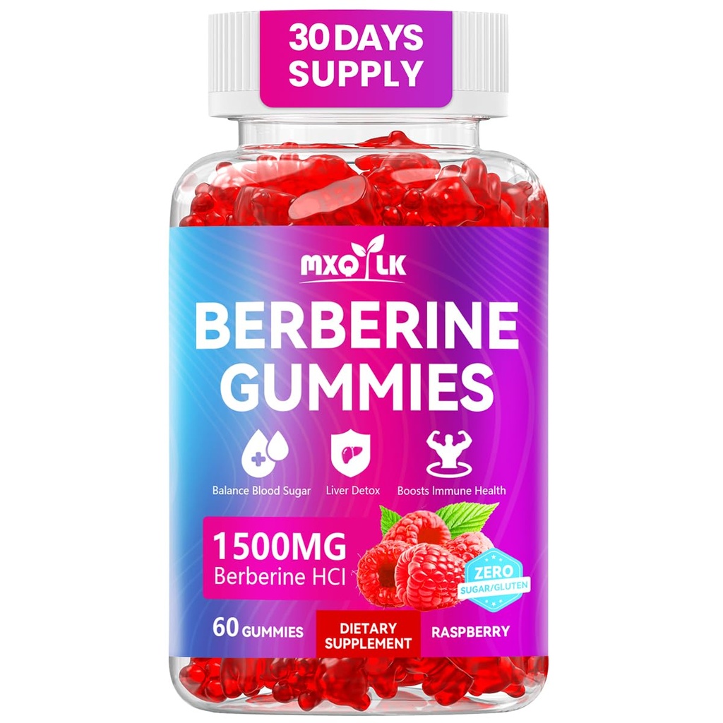 Berberine Gummies - Tasty & Easy to Take – 60 Vegan Gummies