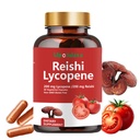 Lycopene Capsules - Lycopene Supplement 200mg med Reishi Mushroom 200mg, Natural Tomato Extract Mushroom Capsules för immunstöd - Gluten-Free, Non-GMO