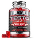 Iron Labs Nutrition Testo Gummies for Men (60 Gummies) - High Strength Booster for Men - Mixed Berry Flavor - Funktioner Maca, Ginseng, Zink och Selen - Sugar Free & Vegan Suitable