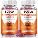 Ashwagandha Gummies, Calm Gummies med Ashwagandha Root Extract Vitamin D Zinc, Ashwagandha Supplement för Sleep Stress Balance, Vegan, Non-GMO, Gluten-Free, 120 Count