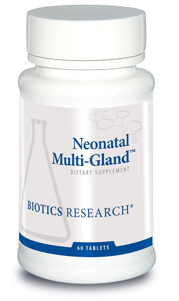 Biotics Research Neonatal Multi-GlandTM Mixed Organs och Glandular Concentrates, Broad Spectrum Therapy, Spleen, Heart, Pancreas, Kidney, Brain Liver, Adrenal, Thymus, Pituitary eller Hypothalamus 60 Tabs