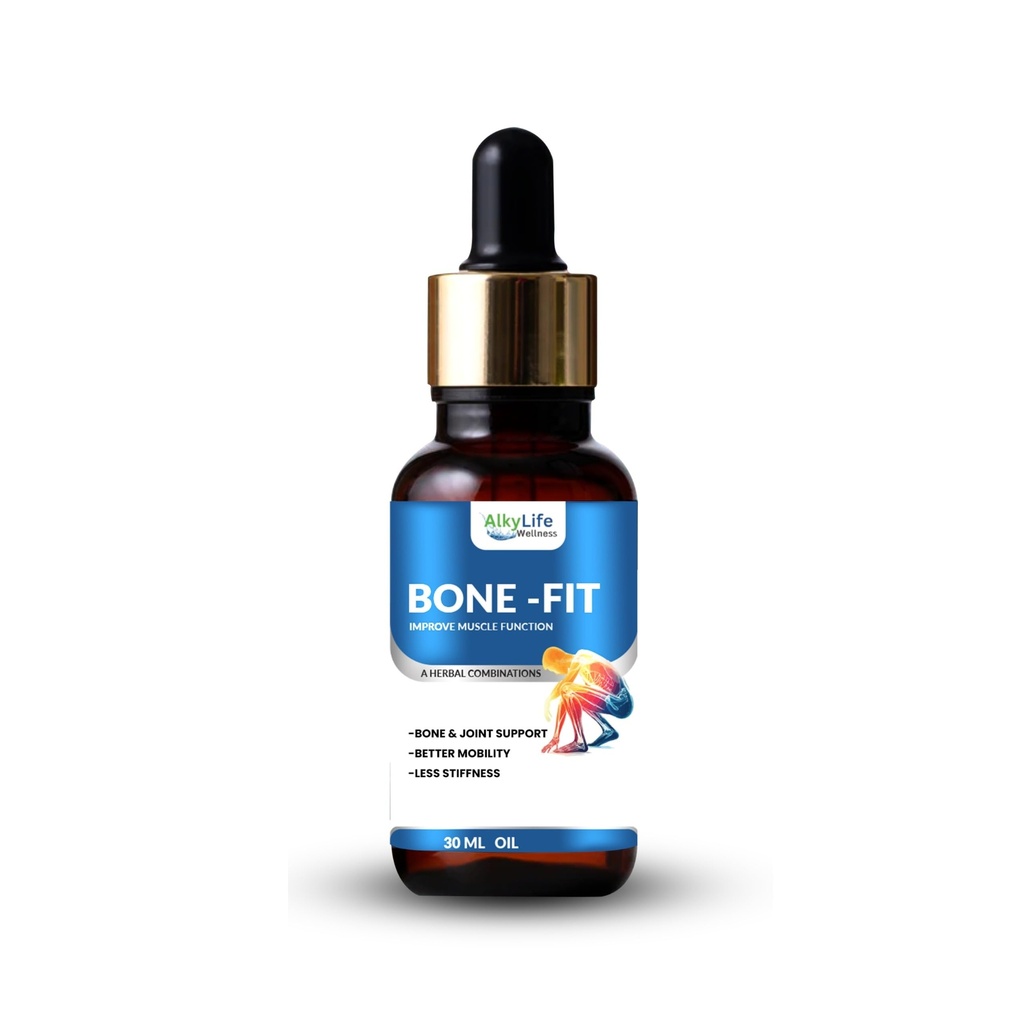 BONE-FIT Bone & Joint Support Oil | Improves Muscle Function | Better Mobility | Helps Reduce Stiffness | 30 ml