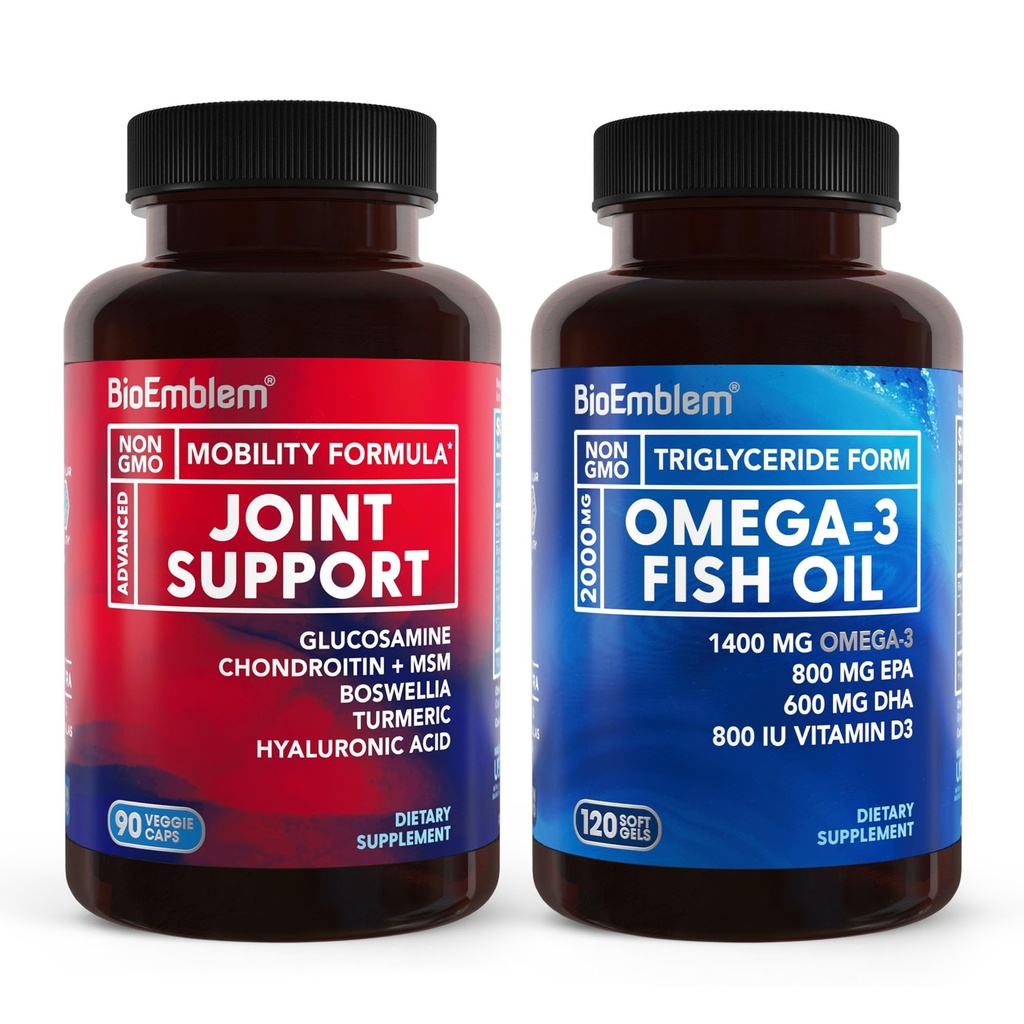BioEmblem Omega-3 fiskolja 2000mg och gemensamt stöd