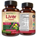 Liver Cleanse Detox & Repair | Herbal Liver Support Supplement w / 20 + Liver Health Nutrients, Milk Thistle, Turmeric, Ginger, Dandelion, Zink, Artichoke & mer för Optimal Liver Support | 120 kapslar