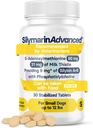 Liver Health Supplement för små hundar - Mjölk Thistle för hundar Liver Support med S-Adenosylmetionin (Sam) & Silybin - 30 tabletter
