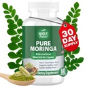 Moringa Capsules, 800mg Organic Moringa Oleifera Leaves Powder Superfood Greens Pure Moringa Pills är en Vegan, icke-GMO-energiökning och hålla hälsosam kosttillskott