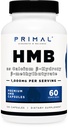 Primal HMB (1000mg, 120 kapslar) | Idrottsformel, Glutenfri, Icke-GMO, 60 portioner