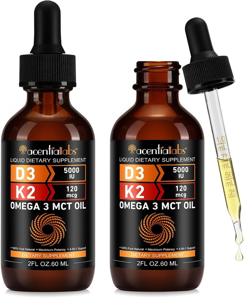 Liquid Vitamin D3 K2,Vitamin D Drops,Vitamin D3 K2,Liquid Vitamin D,Vitamin D Liquid,Organic Vitamin D,D3 K2 Vitamin Supplement,Vitamin D3 and K2,D3 K2 Vitamin Supplement(2pack)