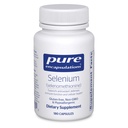 Rena inkapslingar Selen - 200 mcg - för hälsosam cellulär funktion, immunsystem och antioxidantförsvar - mineraltillskott - Vegan & Gluten Free - 180 kapslar