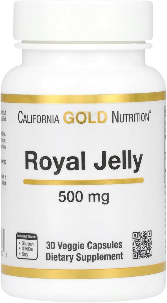 Kalifornien Gold Nutrition Royal Jelly, 500 mg, 30 Veggie Caps