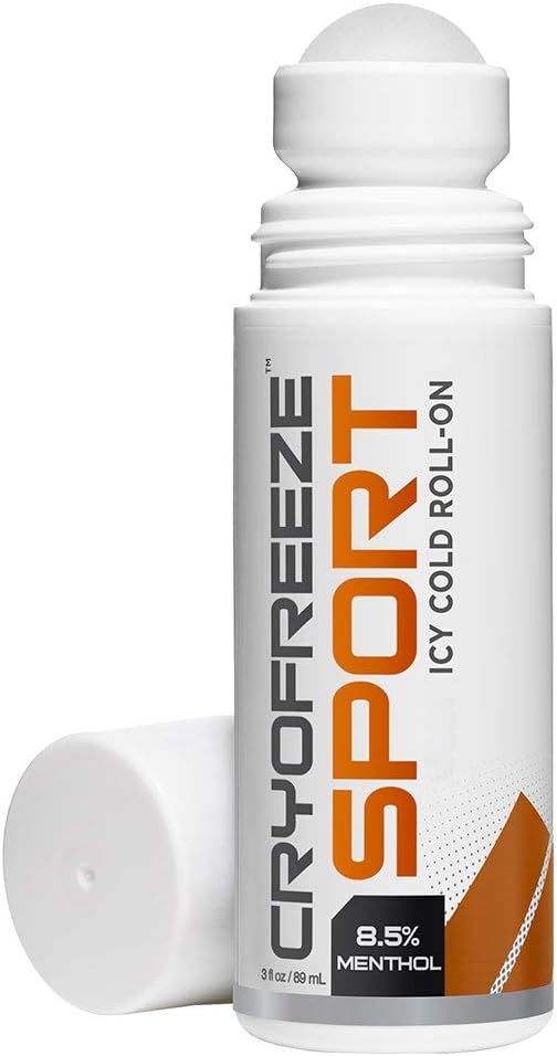 OMAX CryoFreeze Menthol Roll On, Arthritis, Back, Muscle & Joint Made i USA (3 fl oz)