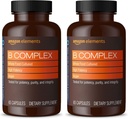 Elements B Complex, High Potency, 83% Whole Food Cultured, stöder Immune och Normal Energy Metabolism, Vegan, 65 kapslar, 2 månaders leverans (Packaging May Vary) (Pack of 2)