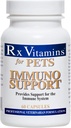Rx vitaminer för husdjur Immuno Support för hundar och katter - Immunsystem Support - Hjälp hjärnfunktionsben muskler stress och åldrande - 60 kapslar
