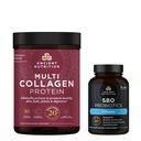 Forntida näring SBO Ultimate Probiotics Capsules, 60 Count + Multi Collagen Protein Powder, Unflavored, 45 Servings