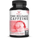 VALI Time Release Caffeine 100mg Capsules- Smart Slow Release för utökad energi och fokus. Avancerad Nootropic Supplement. Brain Booster Active Performance, Alertness & Clarity. 120 Veggie kapslar