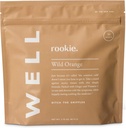 Rookie Wellness Well – Vegan Immune Support Packets with 1000 mg of Vitamin C, 14 mg of Vitamin E, and Ginger in a Natural Citrus Flavor - Sugar and Filler Free (30 Servings, Wild Orange)
