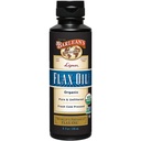 Barleans Organic Lignan Flaxseed Oil Liquid Supplement från Cold Pressed Flax Seeds, 7,230 mg ALA Omega-3 Fatty Acids för hud och hårvård, Vegan & Gluten Free, 8 oz