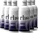 Rho Nutrition Liposomal NAD + - Liquid Supplement Designad för att hjälpa till att stödja Absorption - Aktiv form av NAD + Hjälper till att stödja normal cellulär hälsa, hälsosam åldrande, energimetabolism och vitalitet - 6 Pack