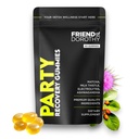 Party Recovery Gummies – Detox, Hydration & Energy Boost med Electrolytes & Matcha – Reducera Brain Fog & Support Mood – 60 Gummies per Pack