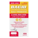 Bacid Daily Probiotic med Bacillus Coagulans, Kosttillskott för Digestive Health, 100 kapslar