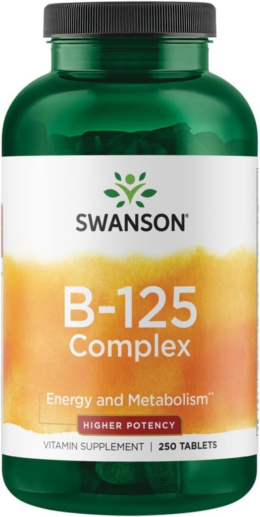 Swanson Vitamin B-125 Komplex 250 flikar