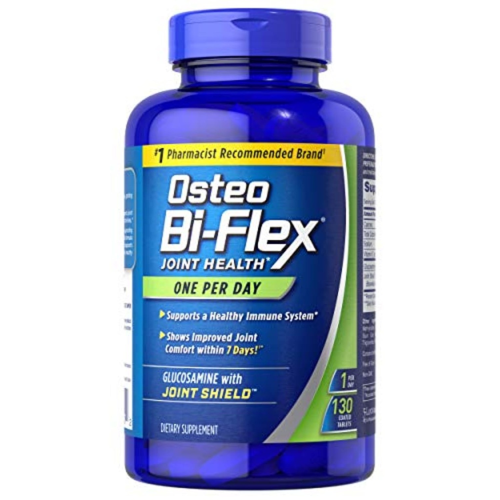 Osteo Bi-Flex Glukosamin med vitamin D, en per dag av Osteo Bi-flex, gemensam hälsa, 130 belagda tabletter, 130 greve
