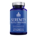 Thrivous Serenity Nightly Nootropic - Sleep & Relaxation Formel med KSM-66 Ashwagandha, L-Theanine, Magnesium Glycinate & Melatonin - 60 Vegan kapslar