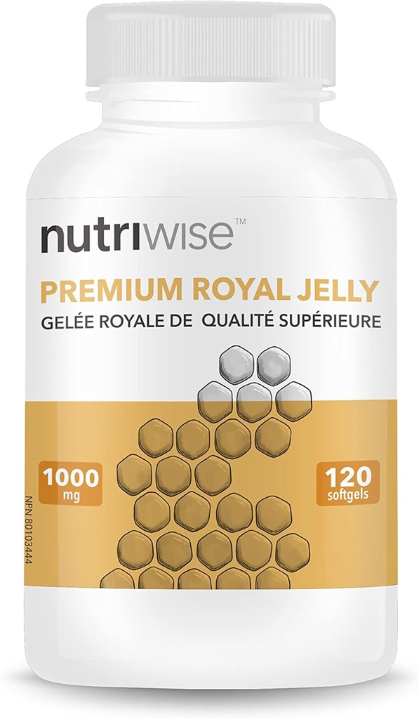 Nutriwise Premium Royal Jelly 1000mg 120 mjukgels
