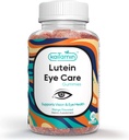 Lutein & Zeaxanthin Eye Supplement för vuxna - Skyddsstöd för ögon - Yummy Mango smaksatt Vegan, Glute-Free, tillverkad med kokosolja. 60 Gummies