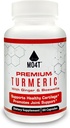 Premium gurkmeja, Glukosamin, Ginger, Chondroitin Sulfate, Boswellia Extract, MSM, Bioperine, Quercetin & L-Meth - 60 kapslar