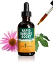 Herb Pharm Organic Rapid Immune Boost: Fast-Absorbing Tincture för vuxna, Echinacea Tincture med Goldenseal, Ginger Extract & Elderberry, Immune Support Supplement & Wellness Aid, 2 Oz