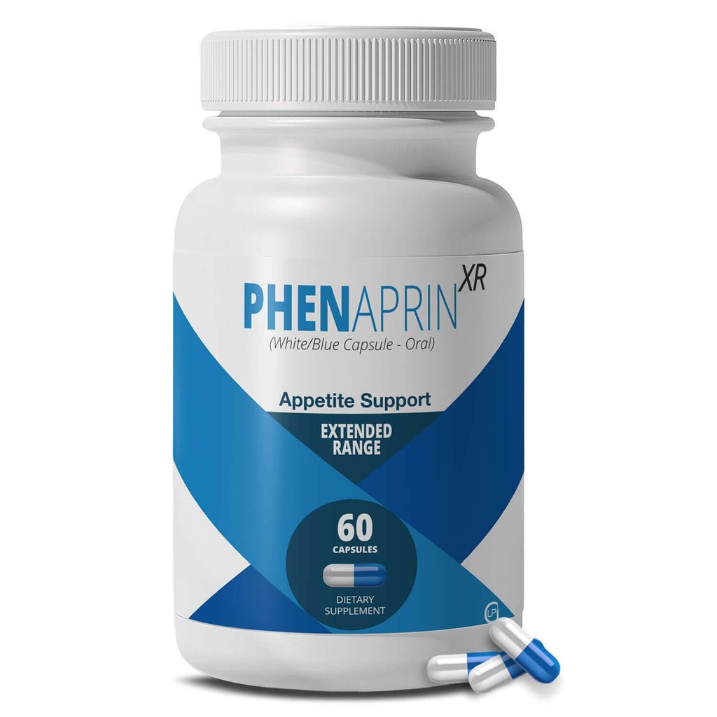 PhenAprin XR Maximal Strength Appetite Suppressant & Hunger Control | Avancerad viktminskning Diet Piller för kvinnor och män | Förlängd frisättning Glucomannan Fiber Complex