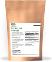Organisk Spirulina pulver, icke-GMO, USDA Certified, en superfood med hög protein, öka energi, förbättra immunitet, individuellt paket