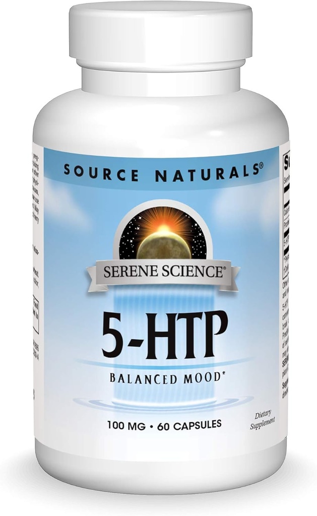 Källa Naturals Serene Science 5-HTP 100 mg - 60 kapslar