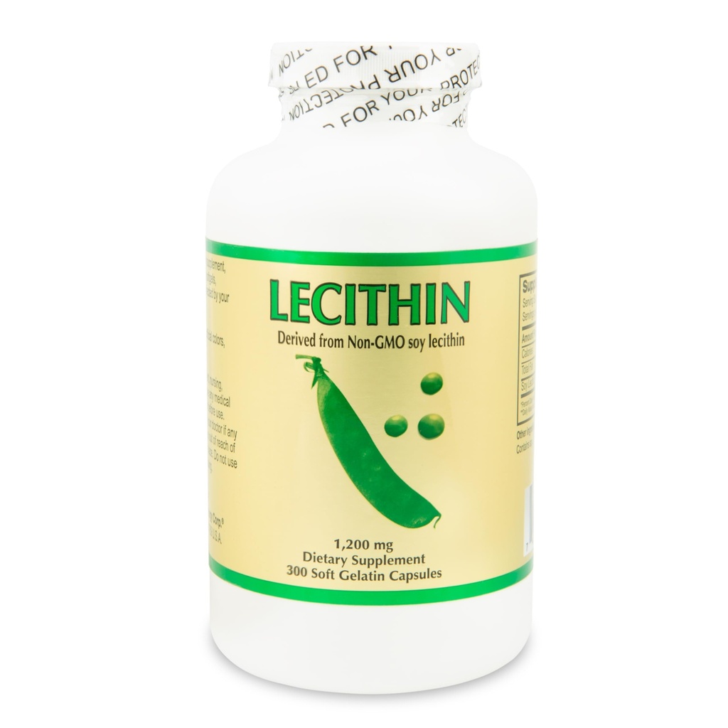 Lecitin 300 Soft Galatin Capsules, 1200 Mg