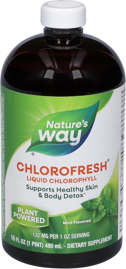 Natures Way Chlorofresh Liquid Chlorophyll 16 uns (Mint Flavor)